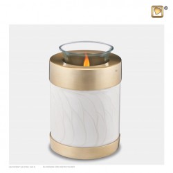 LoveUrns® Mini Messing Urn met waxinelichtje T653